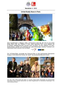 Seite 1  Newsletter[removed]United Buddy Bears in Paris