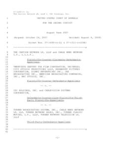 [removed]cv (L) The Cartoon Network LP, LLLP v. CSC Holdings, Inc. 1  UNITED STATES COURT OF APPEALS