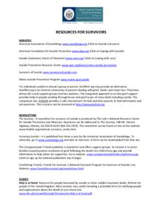 Microsoft Word - Resource List for Survivors.doc