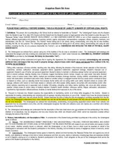 Arapahoe Basin Ski AreaSKI SCHOOL WARNING, ASSUMPTION OF RISK, RELEASE OF LIABILITY & INDEMNIFICATION AGREEMENT Student Name: ___________________________________________________________________________________