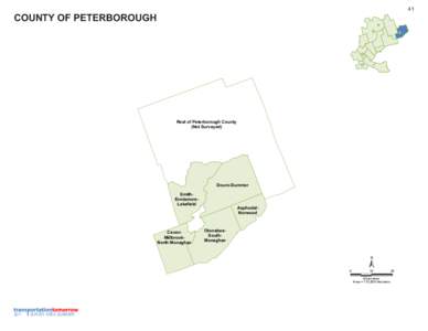 41  County of Peterborough Rest of Peterborough County (Not Surveyed)