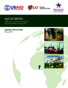 EAT AgCLIR BENIN Agribusiness Commercial Legal and Institutional Reform Assessment  Agenda for Action