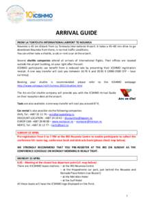 Microsoft Word - Arrival guide.doc