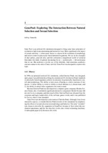 Philosophy of biology / Jeffrey Ventrella / Sexual selection / Evolution / Mate choice / Natural selection / Physical attractiveness / Adaptation / Polymorphism / Evolutionary biology / Biology / Behavior