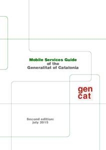 Mobile Services Guide of the Generalitat of Catalonia