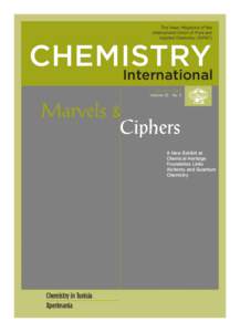 The News Magazine of the International Union of Pure and Applied Chemistry (IUPAC) CHEMISTRY International