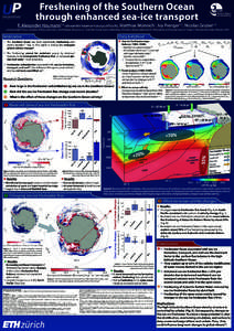 Environmental Physics  Department of Environmental Sciences Freshening of the Southern Ocean through enhanced sea-ice transport