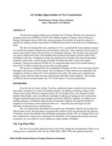 Low-energy building / Energy / Technology / Heating /  ventilating /  and air conditioning / American Council for an Energy-Efficient Economy / Air changes per hour / Energy Star / Hermetic seal / Blower door / Ventilation / Environment of the United States / Energy conservation