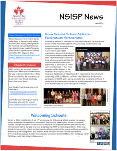 NSISP News June 2014 Matias Nyyssonen - Finnish Student  Maas Nyyssonen from Finland was an