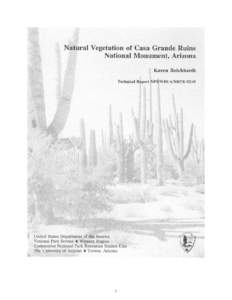 1  2 Natural Vegetation of Casa Grande Ruins National Monument, Arizona