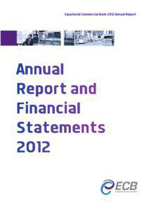 Report And Financial Statements For The Year Ended 31 December 2012