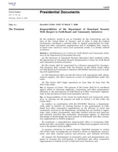 [removed]Presidential Documents Federal Register Vol. 71, No. 46