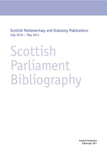 SP Bibliography 10-11_proof5_B46718 Scot Parl