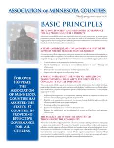 Association  of Minnesota Counties Proudly serving counties since 1909.