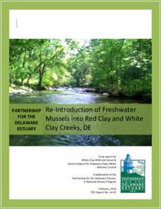 PARTNERSHIP FOR THE DELAWARE ESTUARY  Re-Introduction of Freshwater
