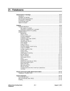 Fababeans – Chapter 21 – Official Grain Grading Guide