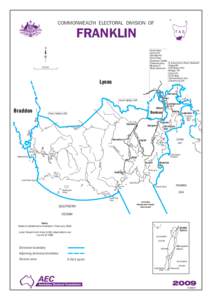 COMMONWEALTH ELECTORAL DIVISION OF  FRANKLIN TAS