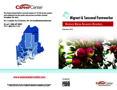 Lewiston /  Maine / Farmworker / Migrant worker / 2nd millennium / Cities in Maine / Geography of the United States / Maine