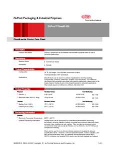 Dielectrics / Eleuthère Irénée du Pont / Plastic / Chemistry / Economy of the United States / Technology / Thermoplastics / Du Pont family / DuPont / Dow Jones Industrial Average