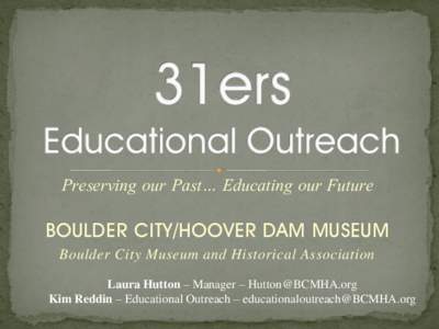 31ers  Educational Outreach