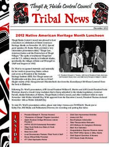 Tlingit & Haida Central Council  Tribal News December 2012