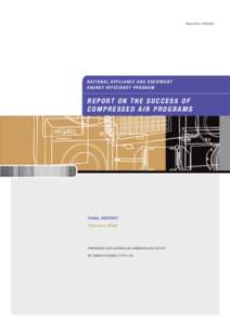 Report on the Success of Compressed Air Programs