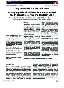 First Impact Factor released in June 2010 and now listed in MEDLINE! bs_bs_banner  Early Intervention in Psychiatry 2012; 6: 469–475