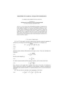 EIGENTIME IN CLASSICAL AND QUANTUM MECHANICS VLADIMIR ALEKSANDROVICH FOCK[removed]A translation of: Die Eigenzeit in der klassischen und in der Quantenmechanik Z. f. Phys der Sovietunion. 12, [removed]).