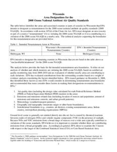 Template both for areas that violate both 1997 and the 2006 PM2