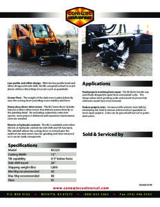 Mill / Skid-steer loader / Road / Technology / Sharpening / Grinding