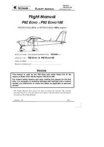 Tecnam P92 / Rotax 912 / Tecnam aircraft / Tecnam / Aircraft