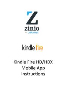 Amazon.com / Zinio / HDX / Tablet computers / Amazon Kindle / Fire HDX