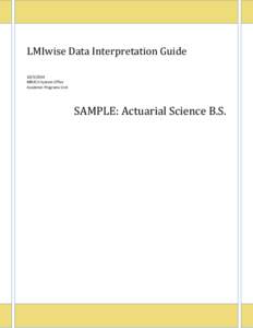 LMIwise Data Interpretation Guide