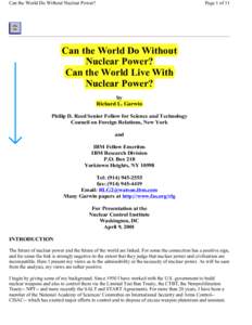 Nuclear reprocessing / Radioactive waste / Actinides / Nuclear materials / Nuclear fuel cycle / Breeder reactor / Nuclear reactor / Nuclear power / Nuclear fuel / Nuclear technology / Nuclear physics / Energy