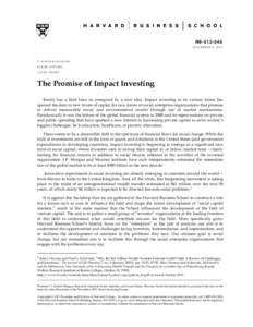 Microsoft Word - Impact Investing Final[removed]docx