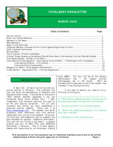 Microsoft Word - Newsletter March 2009 Final.doc