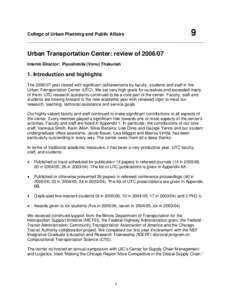 Association of American Universities / Champaign County /  Illinois / Academia / Illinois / Urban design / Urban planning / University of Illinois at Chicago / Massachusetts Institute of Technology / Federal Transit Administration / Association of Public and Land-Grant Universities / Committee on Institutional Cooperation / North Central Association of Colleges and Schools