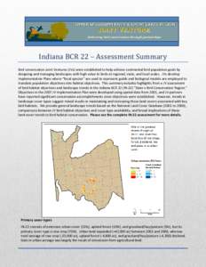 IN-22 State by BCR Summary and Assessment