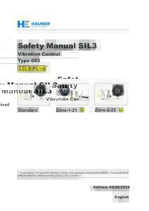 Safety Manual SIL3 Vibration Control Type 663 Standard