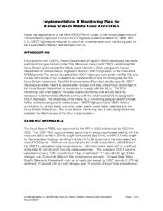 Microsoft Word - Kawa Stream WLA March 2007.doc