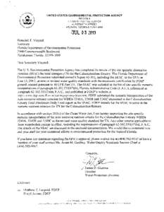 Caloosahatchee Estuary SSAC Approval and Decision Document
