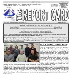 THE REPORT CARD  Bangor Township Schools 3359 E. Midland Road Bay City, MI[removed]Telephone #: [removed]Fax #: [removed]FEBRUARY 2012