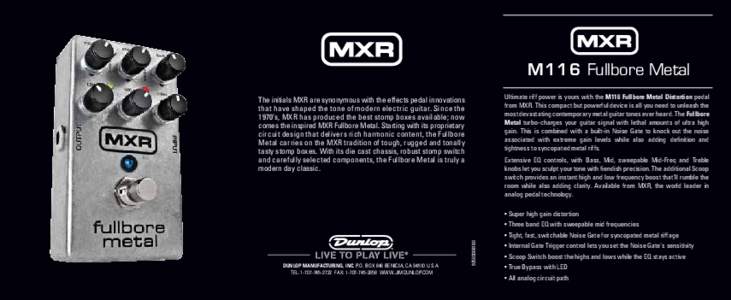 MXR / Signal processing / Electronics / Electric guitar / Humbucker / Single coil / Guitar pickups / Electromagnetism / Effects units
