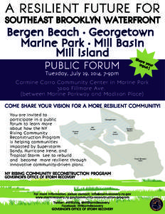 Mill Basin /  Brooklyn / Marine Park / Geography of New York / INP / Brooklyn / South Carolina / Geography of the United States / Georgetown /  South Carolina / Myrtle Beach metropolitan area