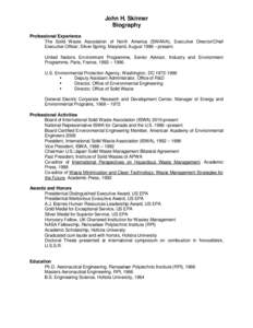 Microsoft Word - John Skinner Resume .doc