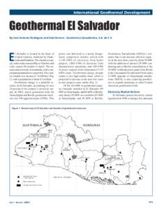 International Geothermal Development  By José Antonio Rodríguez and Ada Herrera - Geotérmica Salvadoreña, S.A. de C.V. E