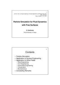 Moving particle semi-implicit method / Computational fluid dynamics / Matter / Smoothed-particle hydrodynamics / Drop / Jet / Fluid dynamics / Soft matter / Physics