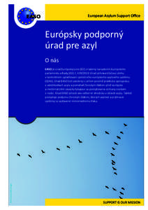 European Asylum Support Office  EASO Európsky podporný úrad pre azyl