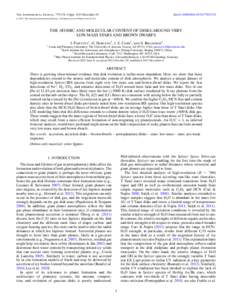 Space / Star formation / Nebular hypothesis / T Tauri star / Herbig Ae/Be star / Protoplanetary disk / Star / Brown dwarf / Emission spectrum / Physics / Astronomy / Star types