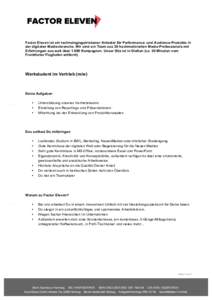 Microsoft Word - Stellenanzeige Wekstudent Vertrieb.docx